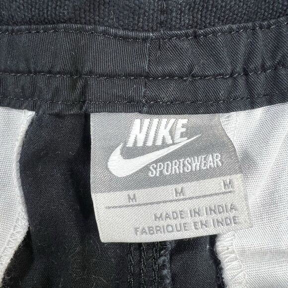 Vtg Nike 10’’ Cargo Shorts Mens Medium Loose Fit Skater Y2K Grunge Baggy - Picture 4 of 10